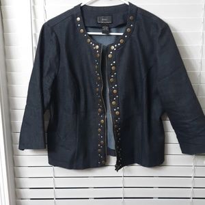 NY clothing Co. Denim 3/4 in sleeves